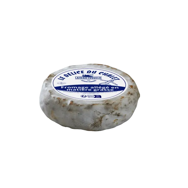 Le petit délice du Chalet est un fromage artisanal fabriqué à partir de lait partiellement écrémé